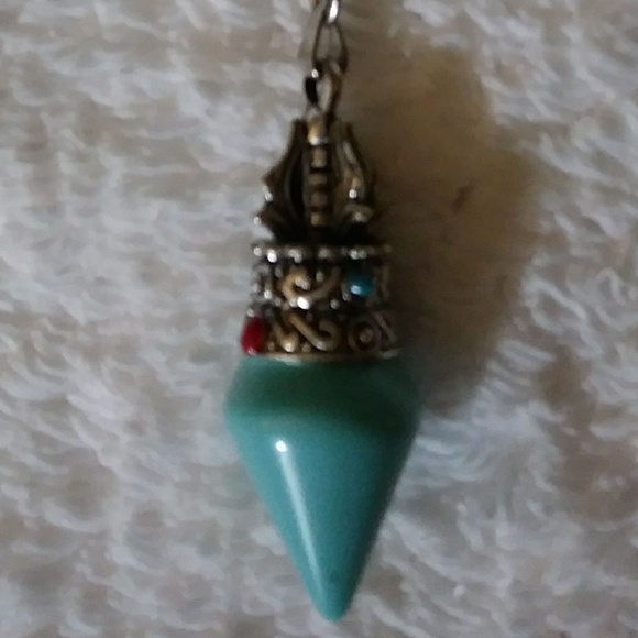 Fabulous Silver, Turquoise and Red Coral Necklace - Picture 2 of 6